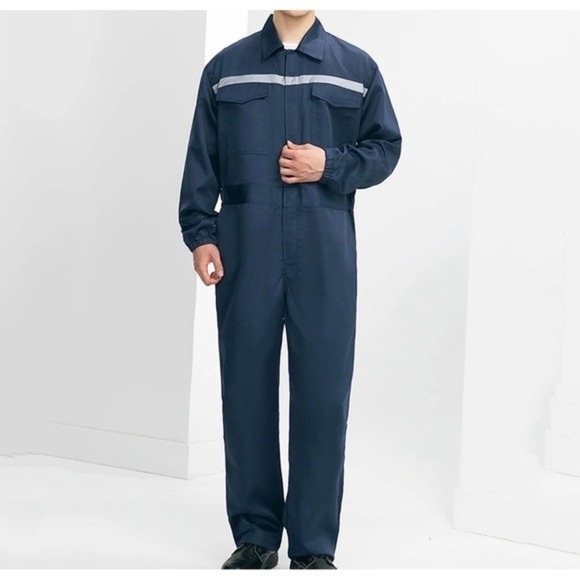 Other - USNSM Men's Workwear Coveralls – Blue – Multi-Pocket Mechanic Jumpsuit – 2XL New